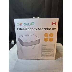 UV Sterilizer Baby Bottle 3 in 1 Sterilizer & Dryer Dual UV by Coral Never Used